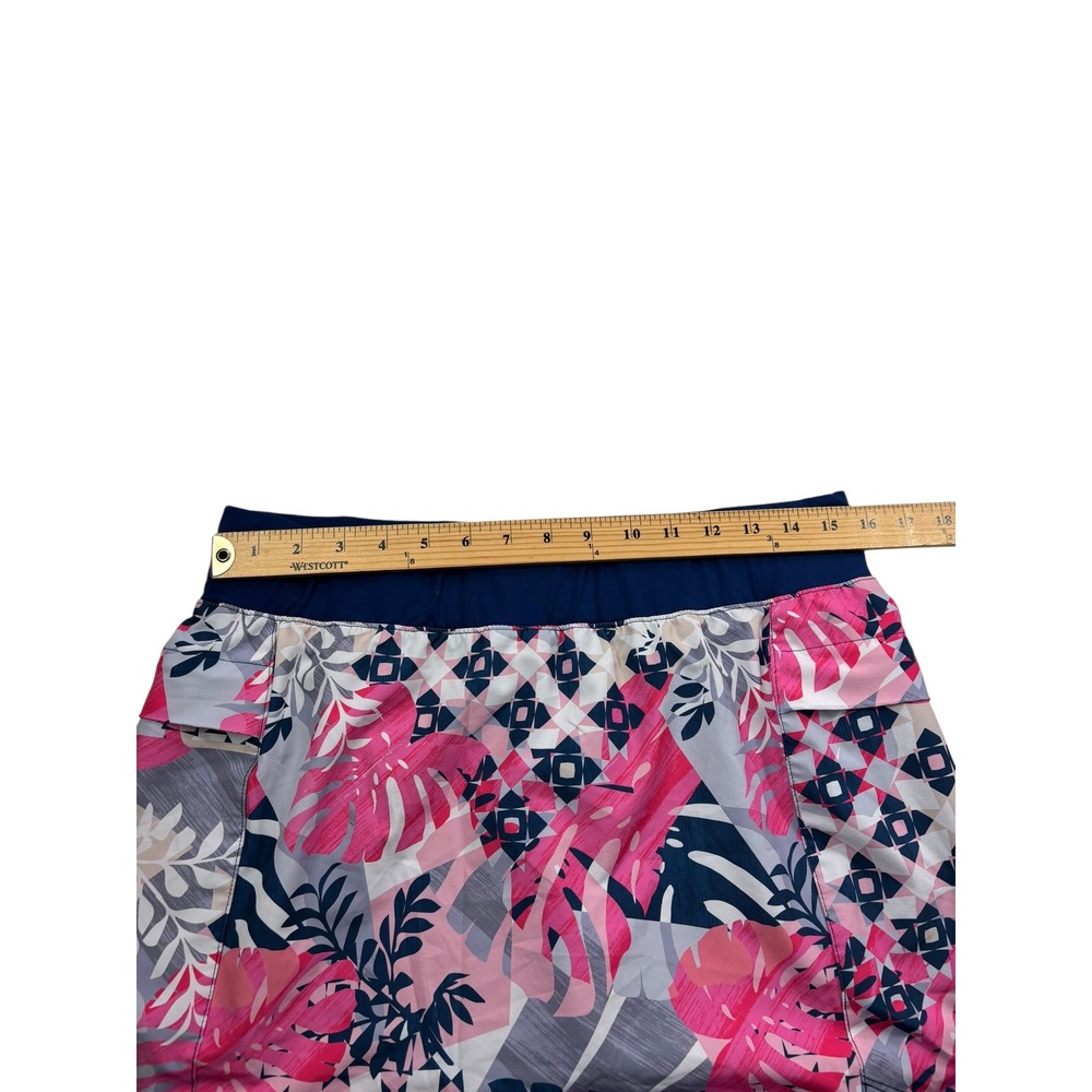 Reel Legends Women's PL Petite Large Athletic Skort Tropical‎ Golf Tennis Skirt - Picture 11 of 16